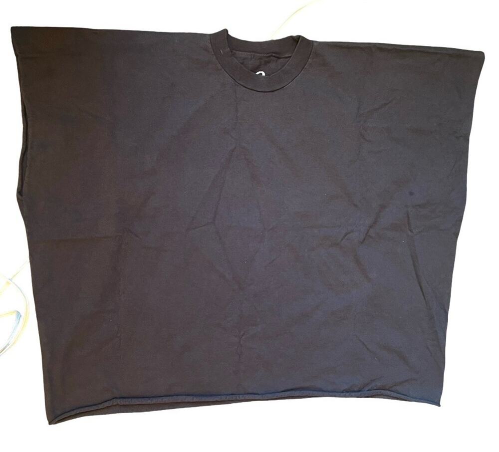 Yeezy Season 3 Black Oversized Boxy T Shirt Kanye West Minimalist